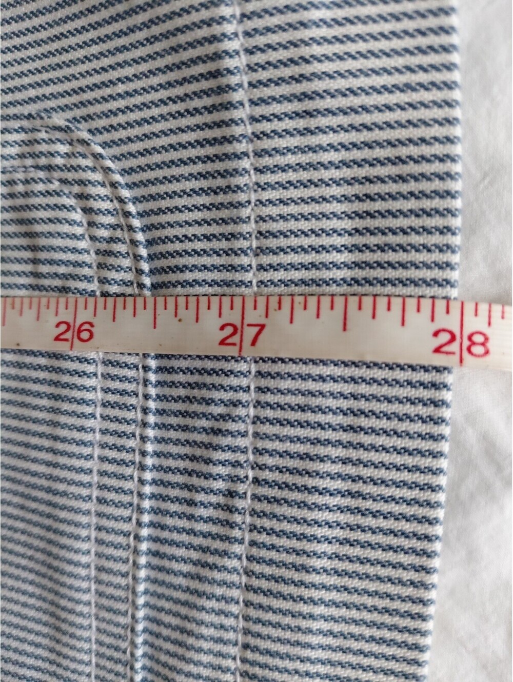 Talbots Stripe Twill Jacket Light Blue Size 2X Excellent Condition #785 - Picture 11 of 11